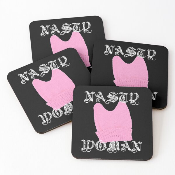 Item preview, Nasty Woman Pink Pussy Hat designed and sold by HippieWorks.