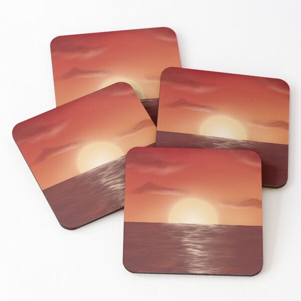Item preview, Red and Orange Sunset Scene designed and sold by ToriaScarlett.