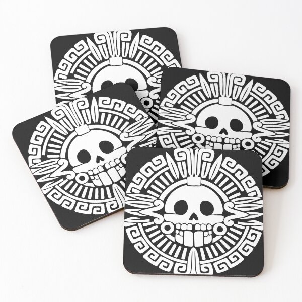 Item preview, Aztec Skull MEXICO designed and sold by ROJOCELESTEMX.