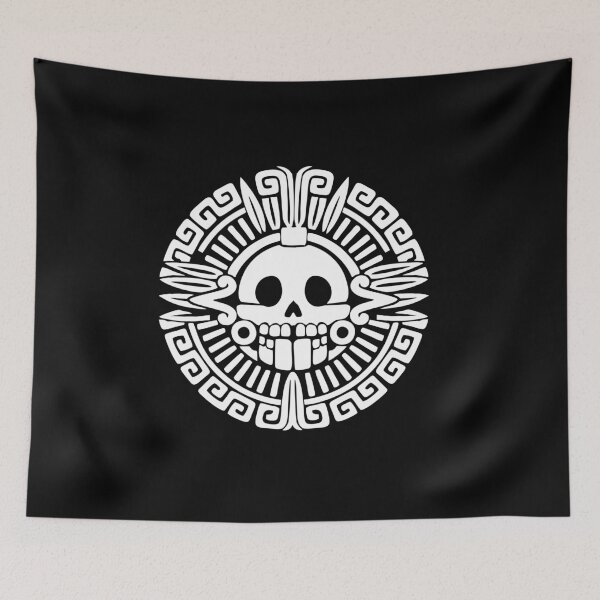 Item preview, Aztec Skull MEXICO designed and sold by ROJOCELESTEMX.