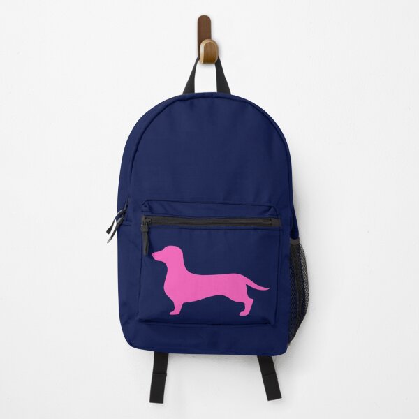 Item preview, Dachshund silhouette in bright pink - Sausage Dog designed and sold by literarylyme.