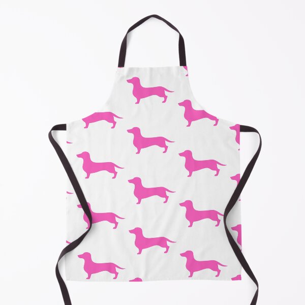 Item preview, Dachshund silhouette in bright pink - Sausage Dog designed and sold by literarylyme.