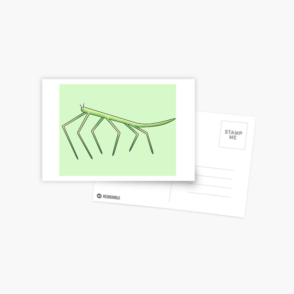 "Dancing Stick Bug Meme" Postcard for Sale by Seaotter9000 Redbubble