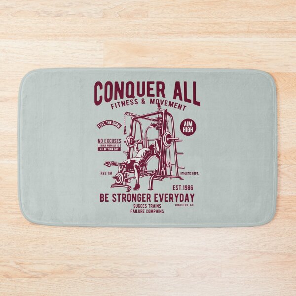 Item preview, Conquer all be stronger everyday - Awesome fitness lover Gift designed and sold by Teenation9.