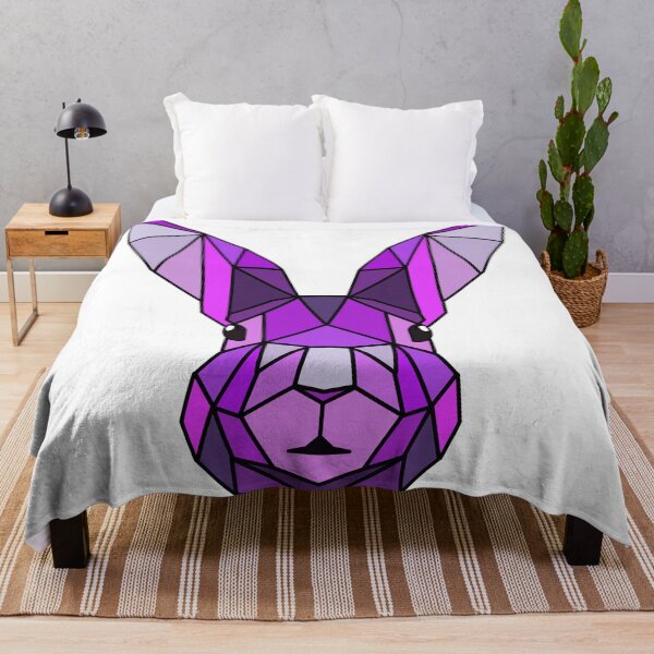Item preview, Geometric Bunny - Purple designed and sold by Geometricshow.