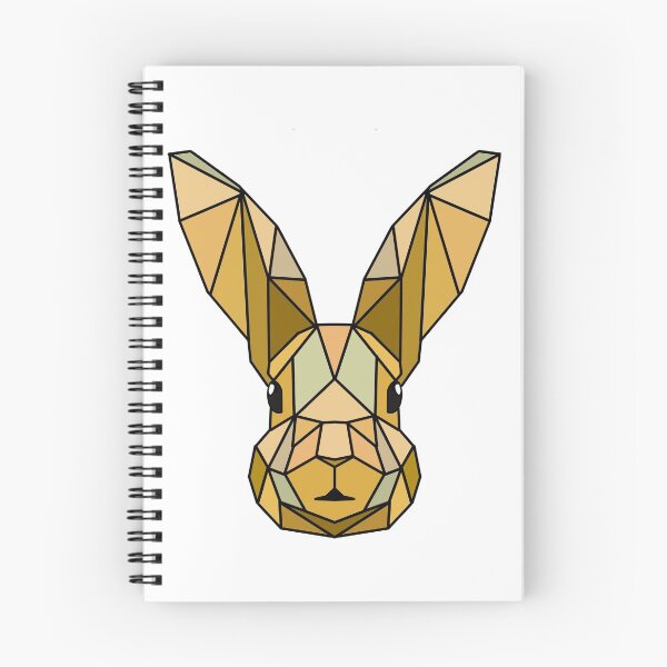 Aperçu de l'œuvre Lapin Géométrique - Jaune créée et vendue par Geometricshow.