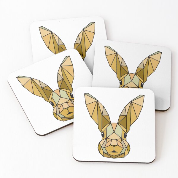 Item preview, Geometric Bunny - Yellow designed and sold by Geometricshow.