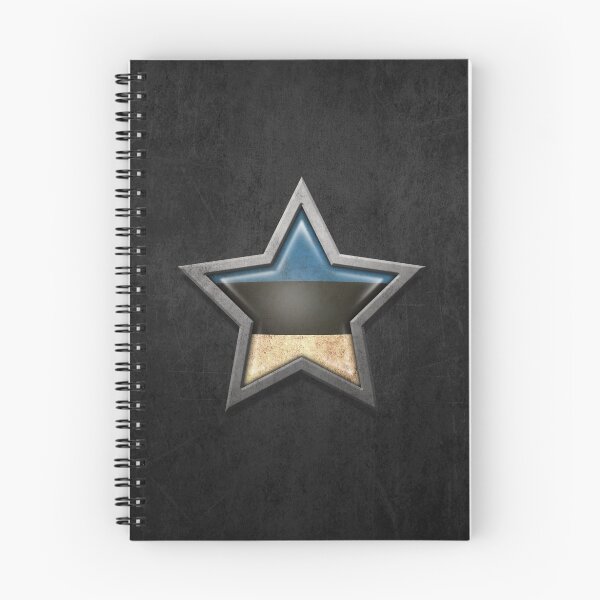 Item preview, Estonian Flag Inside of an Aged and Scratched Star designed and sold by JeffBartels.