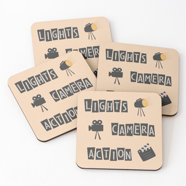 Item preview, Lights Camera Action! Old Hollywood Movie designed and sold by CocoandDaisy.