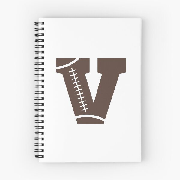 Item preview, Personalized Football Initial V designed and sold by TheFamilyVan.