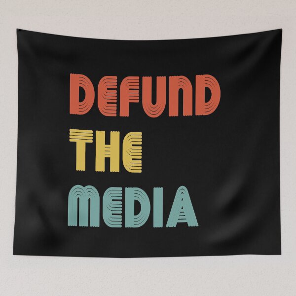 Item preview, defund the media shirt designed and sold by FHdesigns.