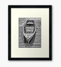 Wooden boat Framed Print