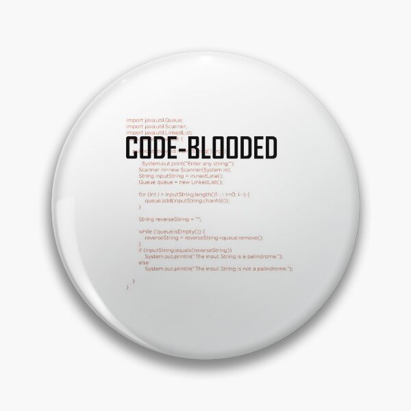 Item preview, Code-Blooded Tee Funny Code Programmer IT T-shirt Tee Mens Womens Ladies Dad Gift Geek Nerd Present Coder Computer Science Tech Developer designed and sold by Vibe by Flow.