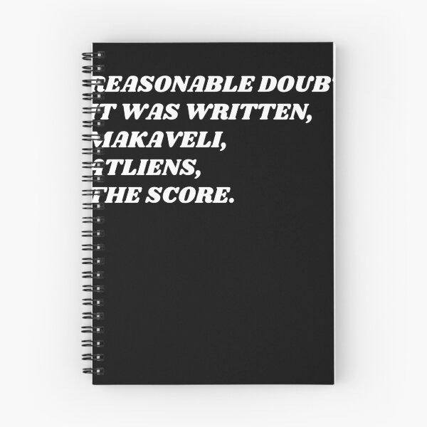 Item preview, Reasonable doubt it was written makaveli atlieens the score designed and sold by AmadaLevile.