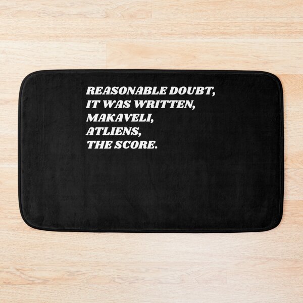 Item preview, Reasonable doubt it was written makaveli atlieens the score designed and sold by AmadaLevile.