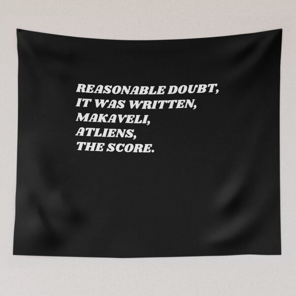 Item preview, Reasonable doubt it was written makaveli atlieens the score designed and sold by AmadaLevile.