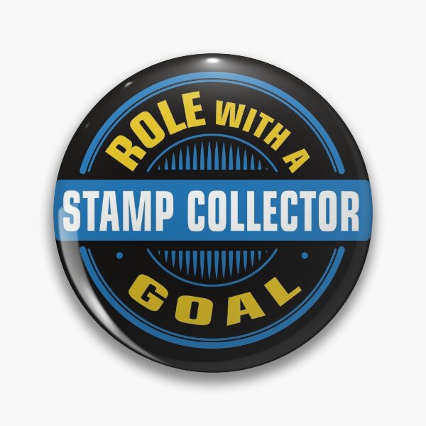 Item preview, Stamp Collector Role with a Goal Philatelist Hobby Postal Postage History Art designed and sold by Chuck Korringa.