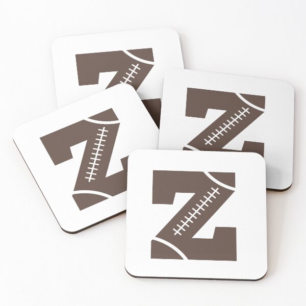 Item preview, Personalized Football Initial Z designed and sold by TheFamilyVan.