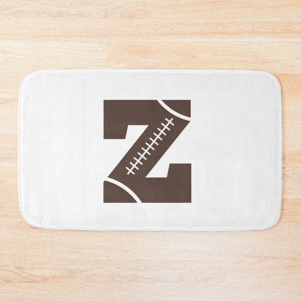Item preview, Personalized Football Initial Z designed and sold by TheFamilyVan.