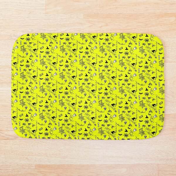 Item preview, Halloween Pattern (yellow) designed and sold by new-reality.