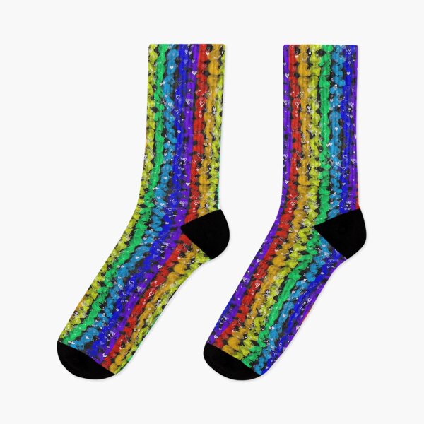 Item preview, Rainbow hearts designed and sold by StarLassitude.