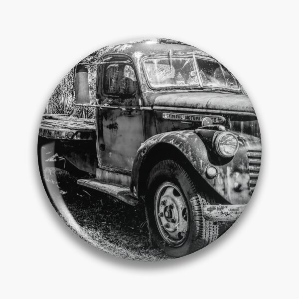 Item preview, Vintage Chevrolet Flat-bed Pickup Truck in Black & White designed and sold by Crobin1961.