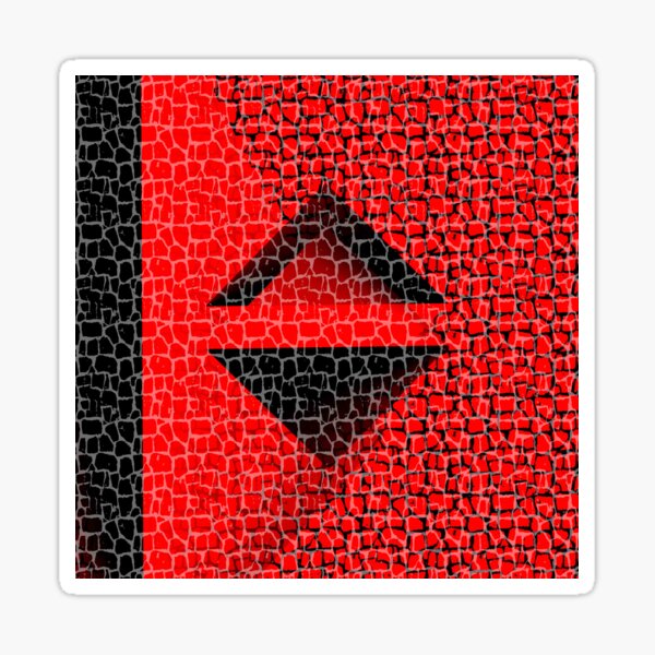 Item preview, Red and Black Crocodile Motif designed and sold by Sharon Schwalbe.