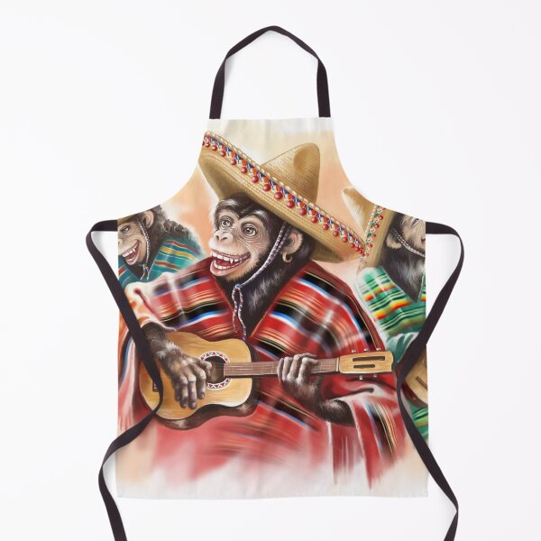 Item preview, Funny Monkeys in a Mexican Style designed and sold by Ethiyo.
