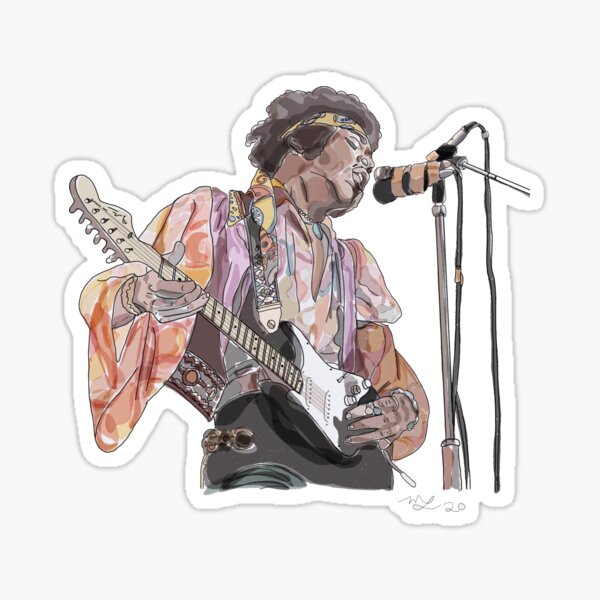 Jimi Hendrix Sticker