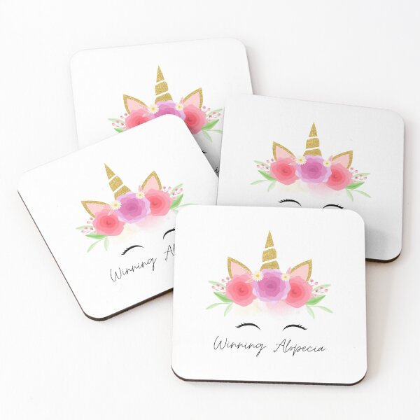 Item preview, Unicorn - Cute Alopecia and Hair Loss Support Gift designed and sold by Winning Alopecia.
