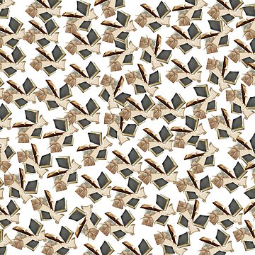 Artwork thumbnail, books school pattern by Youssefone