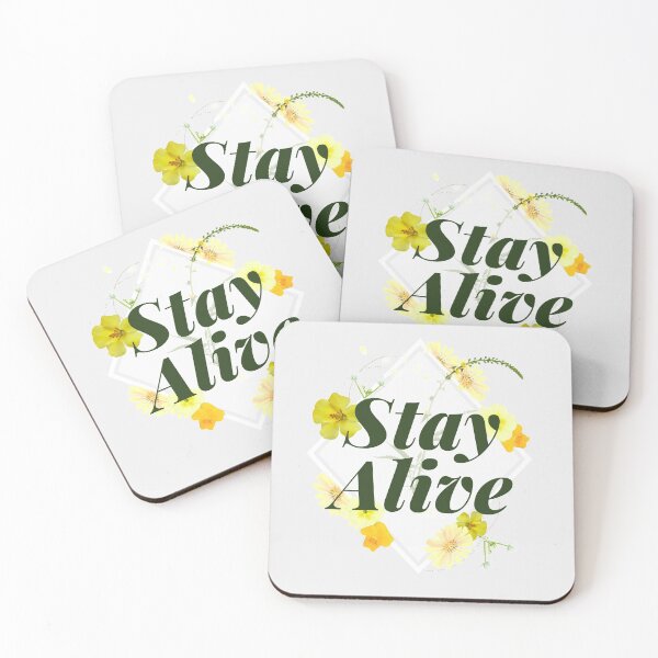 Item preview, stay alive flourish  designed and sold by foxxyapparel.