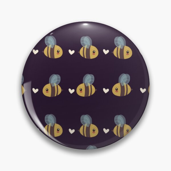 Item preview, Bee Pattern Pin And Mask designed and sold by Jvkeboxx.