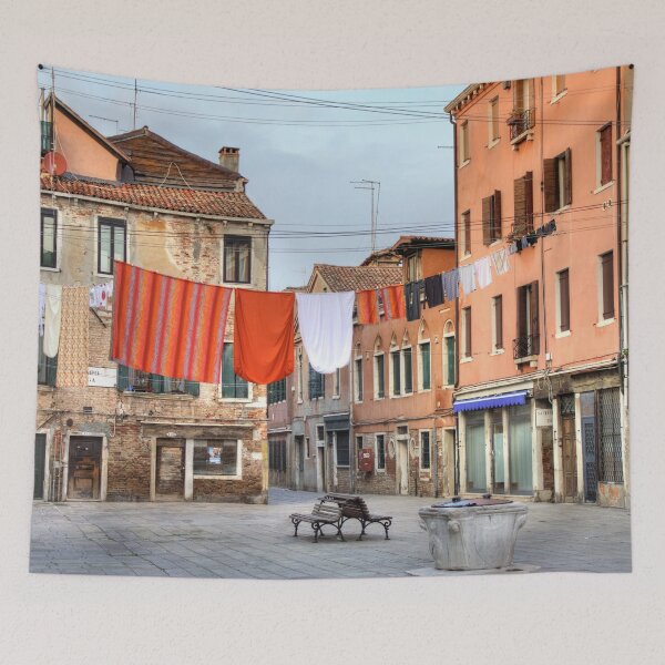Item preview, Clotheslines At Campo Ruga, Venice Italy designed and sold by Mythos57.