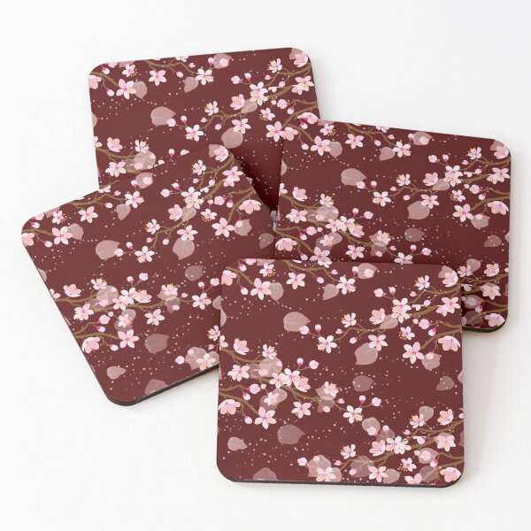Item preview, Pretty Japanese Cherry Blossom Floral Seamless Repetition pattern designed and sold by Aishwarya  Singh.