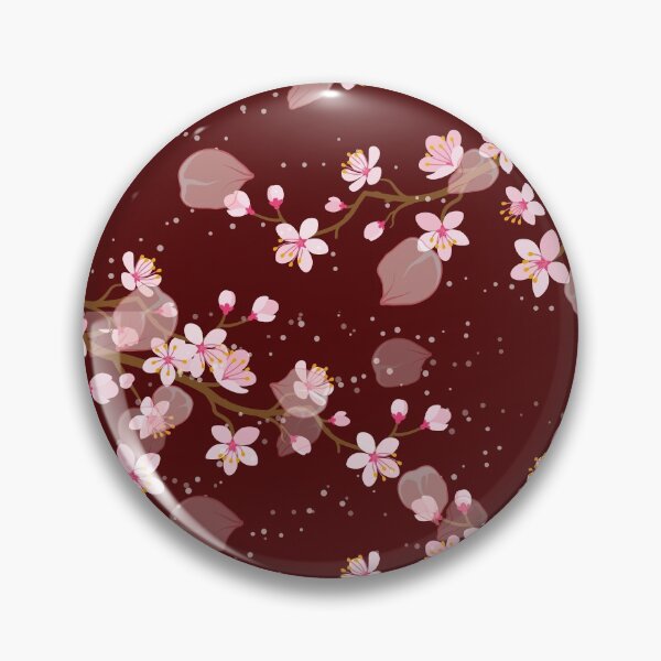 Item preview, Pretty Japanese Cherry Blossom Floral Seamless Repetition pattern designed and sold by Aishwarya  Singh.