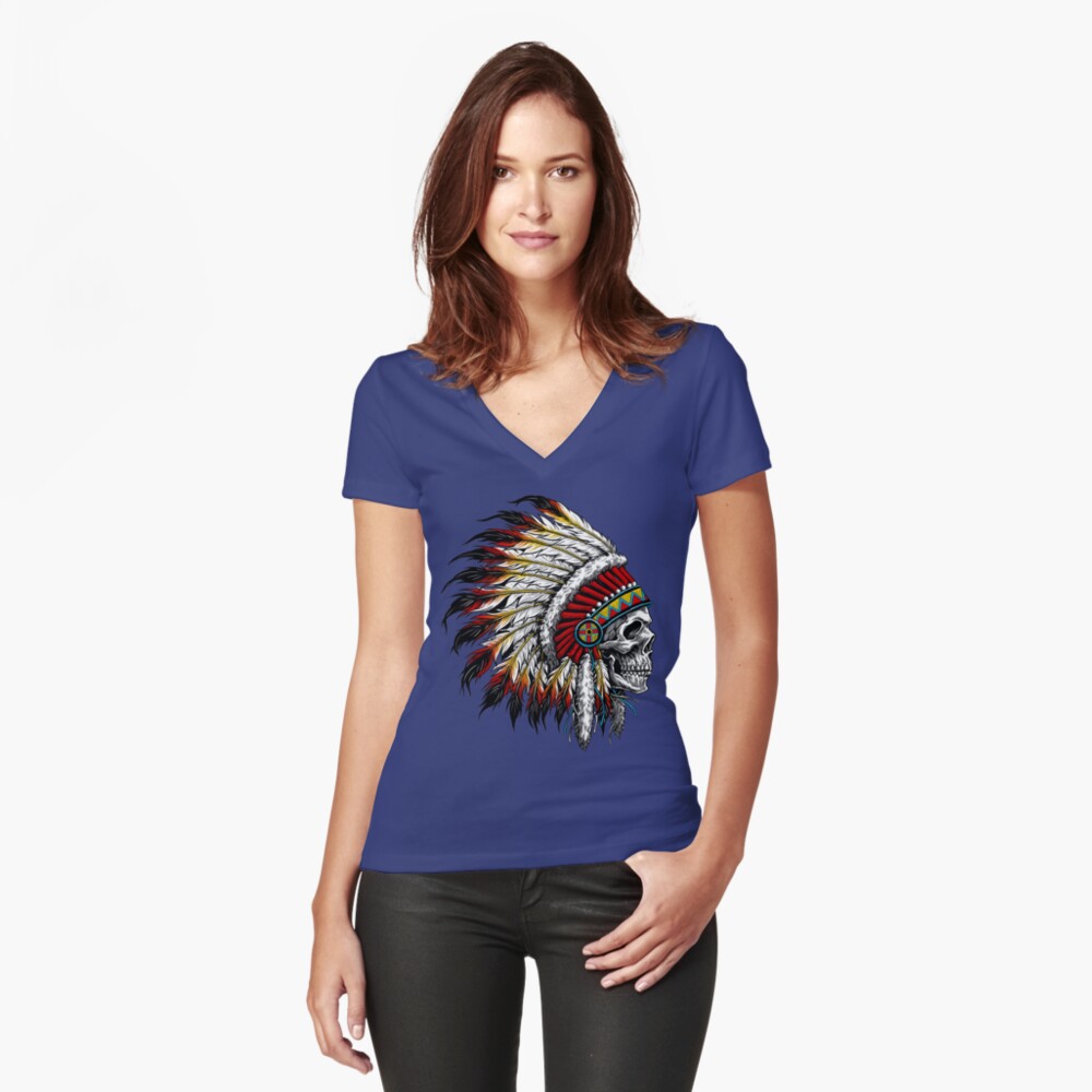 Item preview, Fitted V-Neck T-Shirt designed and sold by HINKLE.