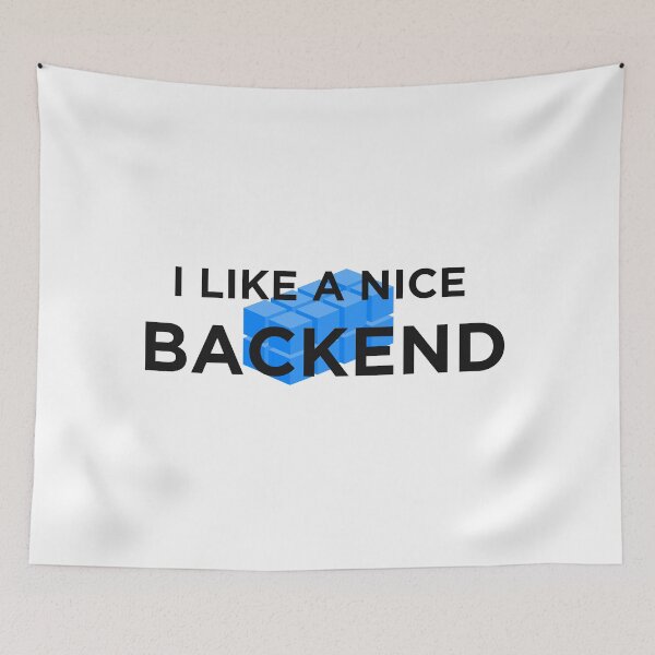 Item preview, I Like a Nice Backend / Funny Cute Coder Hacker Software Engineer Developer IT Hacking Coding Programmer Computer Gift Shirt T-Shirt Tee designed and sold by Vibe by Flow.