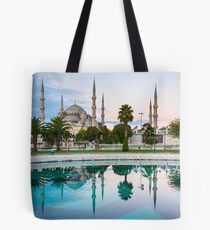 Blue Mosque Tote Bag