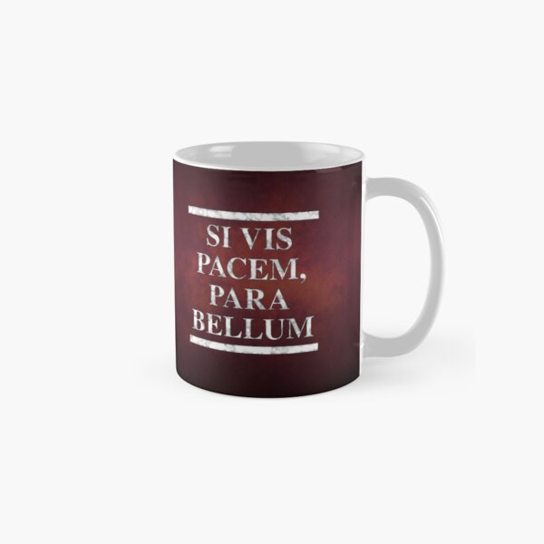 Vista previa del artículo con la obra «Si Vis Pacem, Para Bellum, Lema latino romano en mármol», diseñado y vendido por SolarCross.