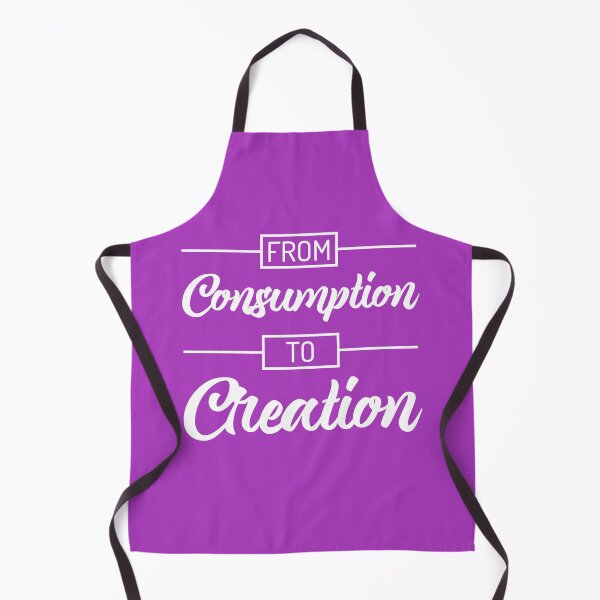Item preview, From Consumption To Creation | Productivity | Quotes | Purple designed and sold by Wintre2.