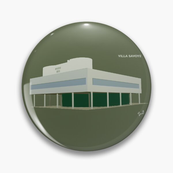 Item preview, Villa Savoye, Le Corbusier, minimalist version designed and sold by Etsitra.