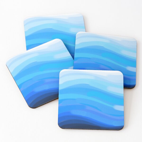 Artikelvorschau, Grafititee Blue Strips Abstrakte Kunst entworfen und verkauft von Grafititee.