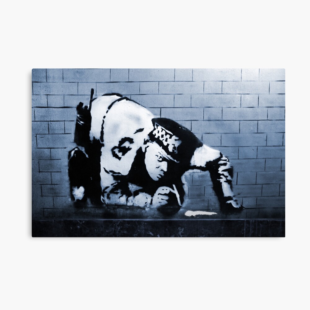 BANKSY Snorting Copper コカインを吸う警官 ポスター Banksy Rude Copper (Anarchy) (Signed Print) 2002 | For Sale