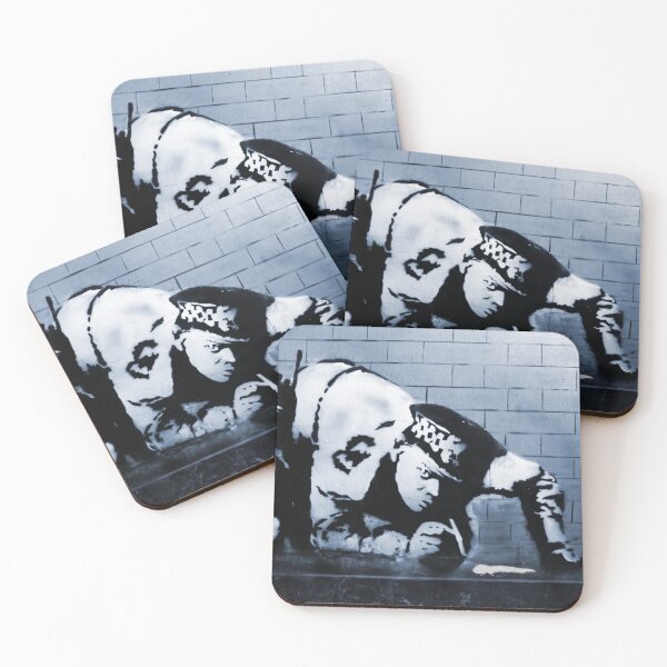 Item preview, Banksy Snorting Copper - Street Art Mural  designed and sold by WE-ARE-BANKSY.