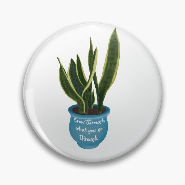 Item preview, Snake plant grow through what you go through designed and sold by LarkspurLeaves.