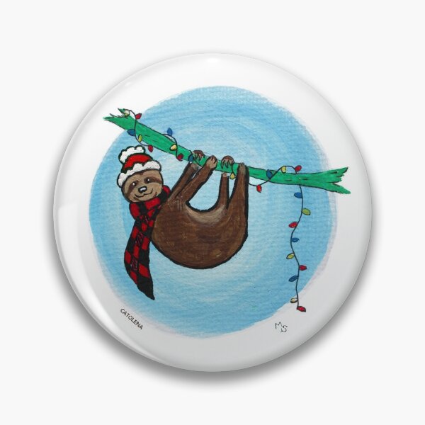 Item preview, Christmas light sloth designed and sold by melissasnapp.