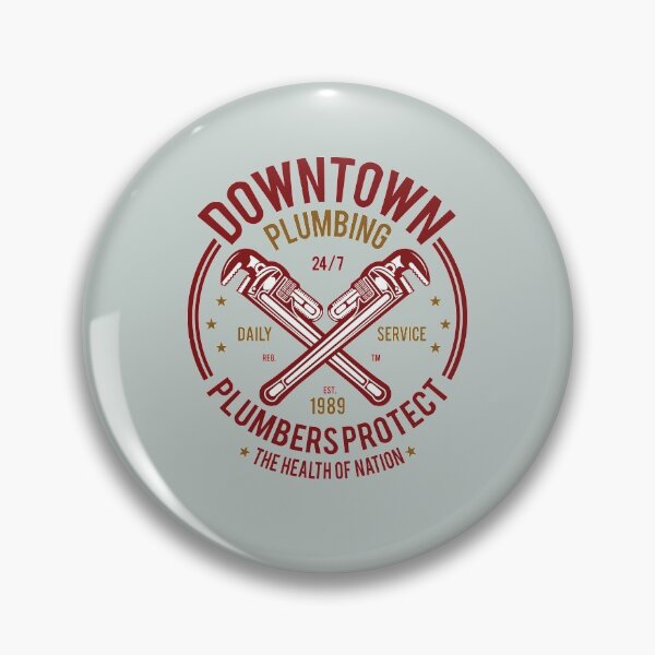 Item preview, Downtown Plumbing - Awesome plumber Gift designed and sold by Teenation9.