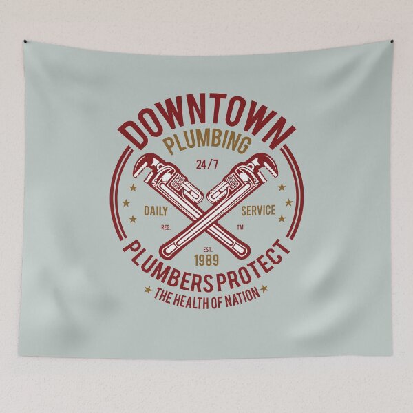 Item preview, Downtown Plumbing - Awesome plumber Gift designed and sold by Teenation9.