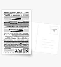 A Mother's Prayer for Her Daughter by Tina Fey Postcards